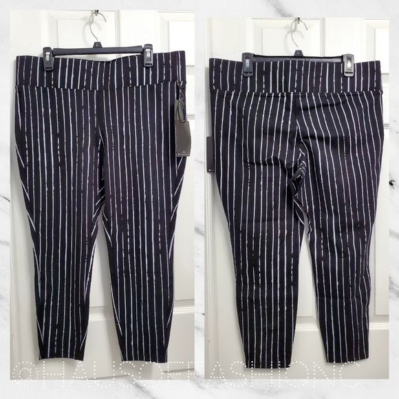 TORRID DISNEY Nightmare Before Christmas Jack Skellington Stripe Ponte Pant! NWT - Picture 6 of 10
